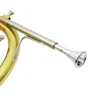 Montreux Mini French Horn Gold Brass Lacquer Instrument with Case