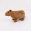 Simulação de pelúcia capivara brinquedos de pelúcia dos desenhos animados animal hidrochoerus macio brinquedo de pelúcia bonito vida real capivara roedor plushie bonecas crianças brinquedo presente 20cm 30cm