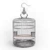 Nests Stainless steel bird cage round walk parrot myna metal bird cage for large villas