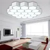 天井のライトはモダンなシンプルなリビングルームクリエイティブハニカムアクリルダムな暖かいベッドルームランプ照明器具