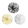 Orologi da parete Orologio in acrilico artistico appeso con numeri arabi Design moderno e leggero per l'arredamento del bagno e della cucina