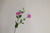 Dekorativa blommor 27.5 "Fake Real Touch Lisianthus Eustoma Blossom Branch-Light Purple DIY Floral | Bröllop/hem