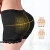 Womens Shapers Butt Lifter Pants Women Fake Buttocks Plump Hips Large Size Body Shaping Panties Lace Ass with Pad Boxer Shapewear Shorts 230426