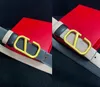 Letra v cinturón para mujer diseñador lujo liso cinturón para hombre chapado en oro hebilla negro cintura homme 2.5cm-3CM ceinture cuero cinturon classic cinture ga07 F23