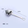 Heart Shape Tea Infuser Spoon Stainless Steel Strainer Steeper Handle Shower Tea Strainer Tool Kitchen Accessories K0563