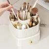 Aufbewahrungsboxen praktische rotierende Make -up -Organizer Großkapazität Kosmetik mit Schubladen Display Hüllen Schmuckschachtel