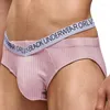 Underpants 2pcs calcinha de calcinha de calcinha de biquíni dupla removível cintura oca baixa cintura sexy tendência de algodão puro pano de algodão pano masculino