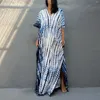 Women's Swimwear Line Long Dress Beach Blouse Holiday Gown Cover Ups For Women Maternity Swim Up Strapless Bathing Suit