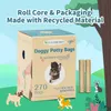 Sacs biodégradables sacs de merde de chien de compagnie compostables écologiques déchets sac de chien porte-excréments extérieur propre accessoires pour animaux de compagnie