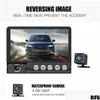 Car Dvr S2 Wifi 4 Inch Fl Hd 1080P 3 Lens Video Recorder Dash Cam Gps Smart G-Sensor Rear Camera 170 Degree Wide Angle Tra Resolutio Dhoyz