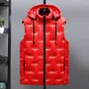 Damesvesten Dames puffervest dons rood waterdicht damesjasje herfst winter uitloper vrouwelijk mouwloos