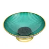 Dinnerware Sets Decorative Footed Bowl Round Fruit With Drainage Holes Terrarium Serving Platter Snack Dish