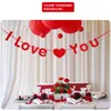 Decorative Flowers I LOVE YOU Banner Bunting Garland Wedding Room & Window Decoration Ornaments Decor Flags 8ZSH143