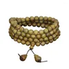 Strand Green Sandalwood Armband 108 Rosary Holy Buddha Beads Diy Disciples Gourd Style Fragrance Men Women Manufacturer