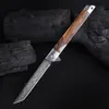 Hot A1964 Flipper Folding Knife 3Cr13Mov Drop Point/Tanto Blade Rosewood Handle Outdoor Camping Hiking Fishing EDC Folder Knives 4 Styles