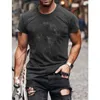 Camisetas masculinas de alta qualidade de moda de moda masculina tee y2k o Élder Rhinestone Designer de manga curta Tops Fitness Casual Street