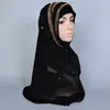 Lenços 120pcs/lote puro Cristal árabe de alta qualidade com algodão glitter mistura xale de cachecol pashmina/hijab muçulmano longa envoltório