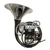 High quality endured surface finished yellow brass material 4 double french horn