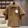 Women's Fur Faux Fur Teddy Bear Cape Coat Max Fur Alpaca Shawl Wool Women's Loose Correct Version 231127