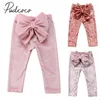 Pantalon Baru Balita Bayi Anak Anak anak Perempuan Putri Ikatan Simpul Bawahan Celana Pleuche Legging Panjang Lucu Pakaian 6M 5T 230426