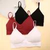 Canotte Canotte FINETOO Senza cuciture Canotta da donna Crop Top Intimo Top Lingerie sexy Reggiseno senza schienale Push Up Bralette Reggiseno Intimo Camis