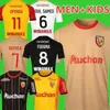 2023 2024 RC Lens Third Away Maillot Soccer Jerseys 23 24 Saint Barbara Special Kakuta Openda Ganago Sotoca Fofana Fores Fulgini Men Kids Kids Football Shirts