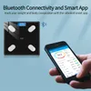 Весы Электронные весы Bluetooth Цифровые весы для ванной комнаты Smart BMI Баланс тела Анализатор состава жира Синхронизация данных смартфона