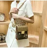 Shoulder Bags Ladies Leather Bag 2023 Fashion Diamond Flower Mobile Phone Casual Slung Small Square