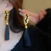 Dangle Earrings Irregular Drip Oil Geometry Long Tassel Drop For Women Exaggerated Retro Party Statement Jewelry Oorbellen