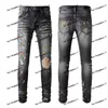 2023 New Arrivals amirs Mens AM2 Luxury Designer AMIRIlinesS Denim purple AM2 Jeans Holes AM Trousers Jean COOLGUY Biker Pants Man Clothing #810ery