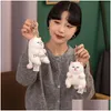 Other Home Decor Soft Down Cotton Cute Ugly Vivivat Sitting Cat Plush Toy Doll Slee Backrest Cushion Pillow Drop Delivery Garden Dhwwh