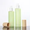 20ml 30ml 40ml 60ml 80ml 100ml 120ml Green Frosted Glass Cream Jar Mist Lotion Bott