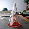 Bar Tools Home Kitchen levererar Pyramid Decanter Mountain Waterfall Wine Bottle Snabb Set Rose Goblet Accessories 231127