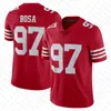 Deebo Samuel 23 Christian McCaffrey George Kittle Camisas de futebol Nick Bosa Brock Purdy Trey Lance Joe Montana Jerry Rice Fred Warner Aiyuk Talanoa Hufanga