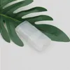 Bärbar DIY 15 ml Plastisk tom flaska oval deodorant Stick Containers Clear White Fashion Lip Balm Lipstick Tubes Uxmtr
