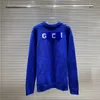 مصممي رجال Sweater Hoodie للرجال Allover Letter Tech Fleeces سترات صوفية مطبوعة Otton Knit Crewneck Men Letter G SportSwear000