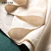 Damskie bluzki drukowane kwiat o-dół chiński w chiński styl elegancki krótki rękaw damski bluzka Koreańska moda żeńska elegancka najlepsza 2023 lato