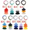 DHL Silicone Perles Bracelet Porte-clés Party Favor Trois Couches Coton Gland Poignet Porte-clés Perle Bracelet Porte-clés Femmes Sac Pendentif Décoration En Gros 0911