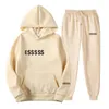 Designers kläddesigner Mens Tracksuits Sweatshirt Set Casual Sports Suit Fashion Women Hooded Two Piece Sets Jacket Pants Sweater