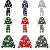 Designer hoodie sweatsuit pullover sweatpants kapok blommor täckt tryck jogger tracksuit vintage sportkläder 3d byxor readymade hoody