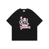 Herr t-shirts 11 rosa oregelbundna carta imponerande veterinjer camisa de manga curta j230427