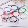 Keten Zwarte Vlinder Mode Armband Klassiek Wit Gevlochten Touw Handgemaakte Armbanden voor Vrouwen Mannen Verstelbare Sieraden 231124