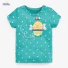 T koszule Little Maven 2023 Kaus Katun Lengan Pendek Baju Musim Panas Dengan Lebah Kecil C Untuk Bayi Perempuan Anak Anak 2 Sampai 7 Tahun 230426