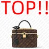 Cosmetic Bags Cases TOP. M45165 VANITY PM // Nice Toiletry Pouch Dopp Kit Lady Designer Handbag Purse Hobo Satchel Clutch Evening Tote Bag Pochette Accessoires