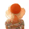 Casquettes Chapeaux 26 ans enfants bébé filles chapeau de paille été enfants Tulle maille à volants chapeaux de soleil Boho plage casquette de pêcheur 230426