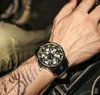 Armbandsur tolv runda bord Knight Men's Business Personality Wormhole Concept Watch