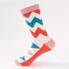 Men's Socks 10 Pairs/Lot Wholesale Price Happy Combed Cotton British Style Personalized Couple Designer Men Long Tube