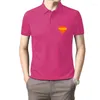 Polo da uomo Disegno ad acquerello Scena del tramonto T-shirt Uomo Hawaii Beach Scintillante Maglietta Magliette di colore arancione Maglietta estiva