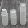 5ml 10ml Witte Airless Fles Lotionpomp Mini Monster- en Testflessen Vacuümcontainer Cosmetische Verpakking Dvhdl