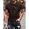 Magliette da uomo Moda di alta qualità Abbigliamento da uomo T-shirt oversize Y2k Elder Strass Designer Top manica corta Fitness Casual Street